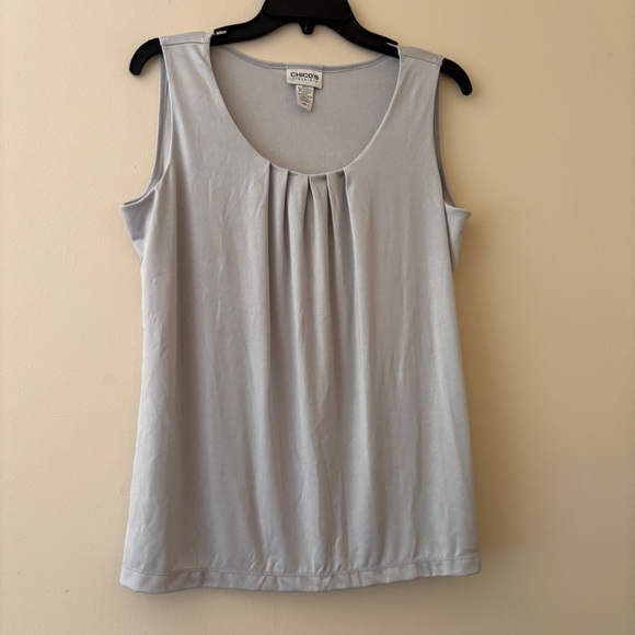 Chico's Soft Gray Tank Top - Picture 1 of 3